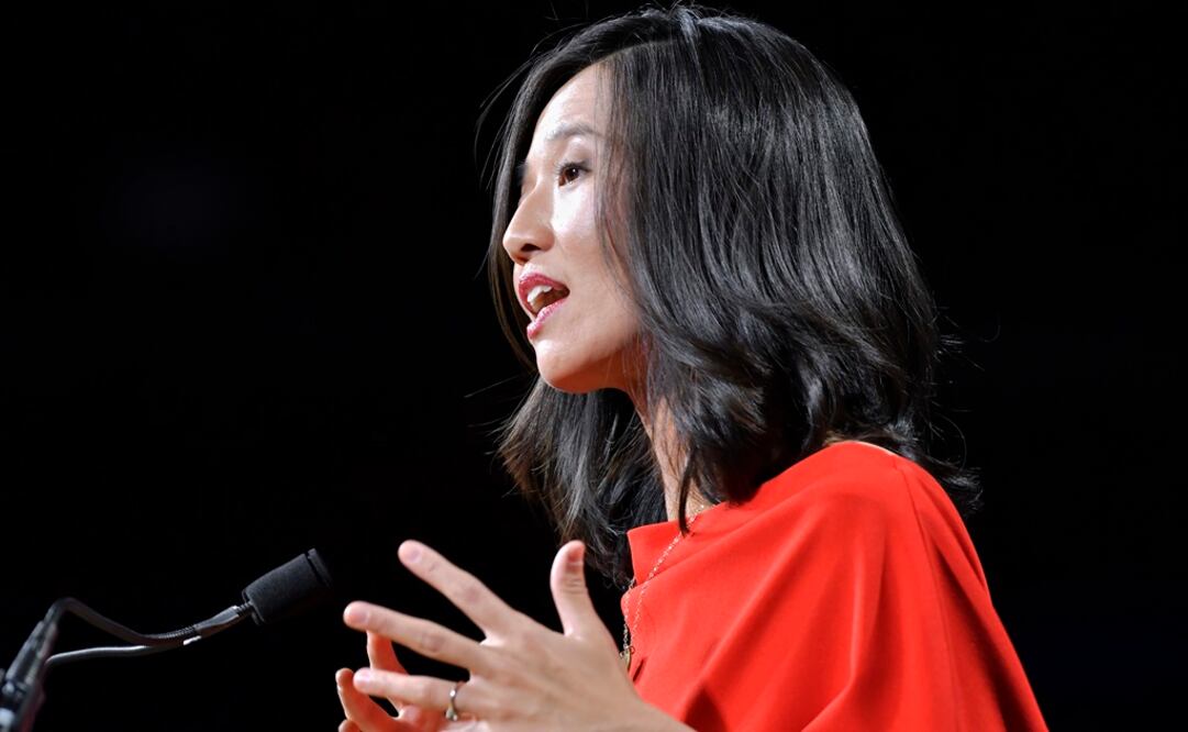 La alcaldesa electa de Boston, Michelle Wu. Foto: AP
