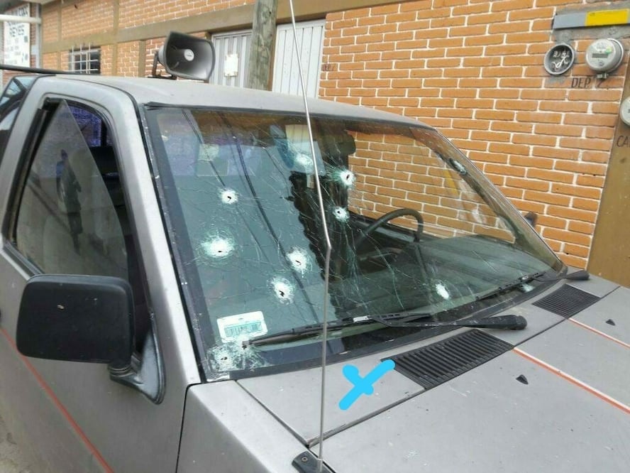 La emboscada ocurrió en el camino de Yogana hacia Coatlán (Foto: Especial)