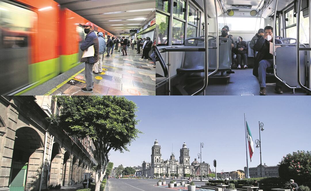 La llegada de la variante ómicron se ha reflejado en menor movilidad en transporte público y las calles de la Ciudad. Fotos: Carlos Mejía/ EL UNIVERSAL 