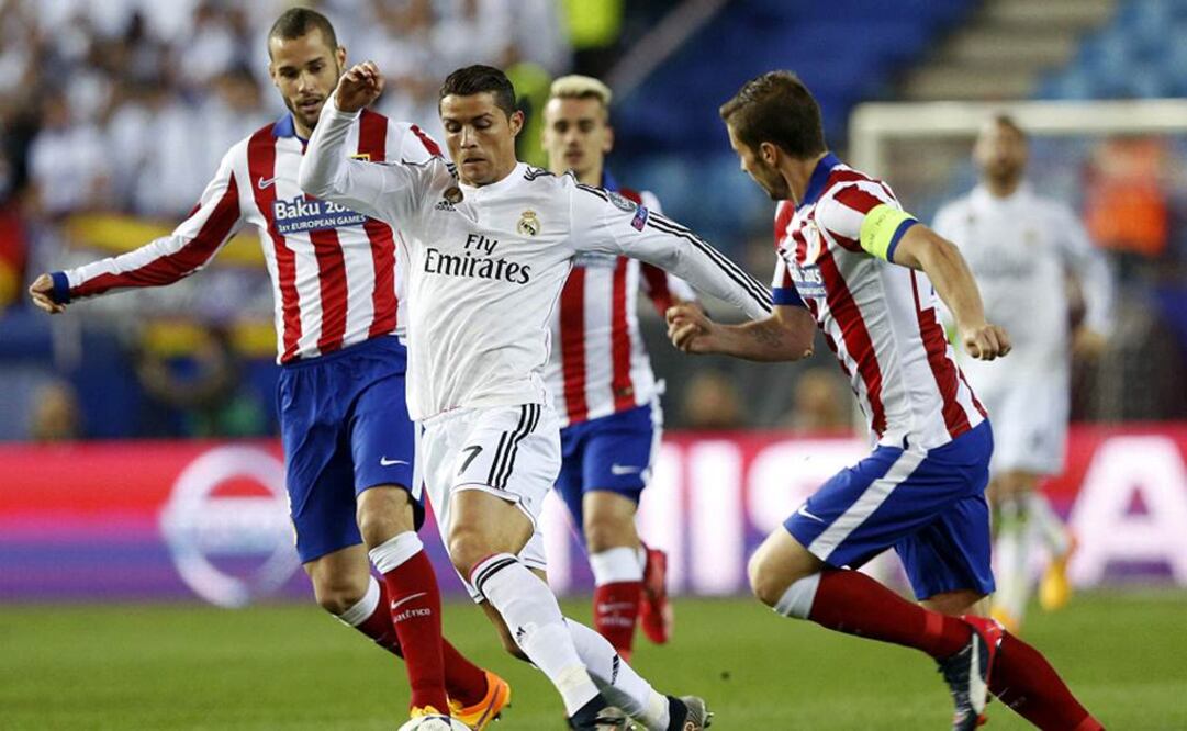 Los merengues mantuvieron el dominio del balón en la mayor parte del juego. 