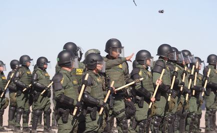 Patrulla fronteriza de EU realiza simulacro en frontera con México