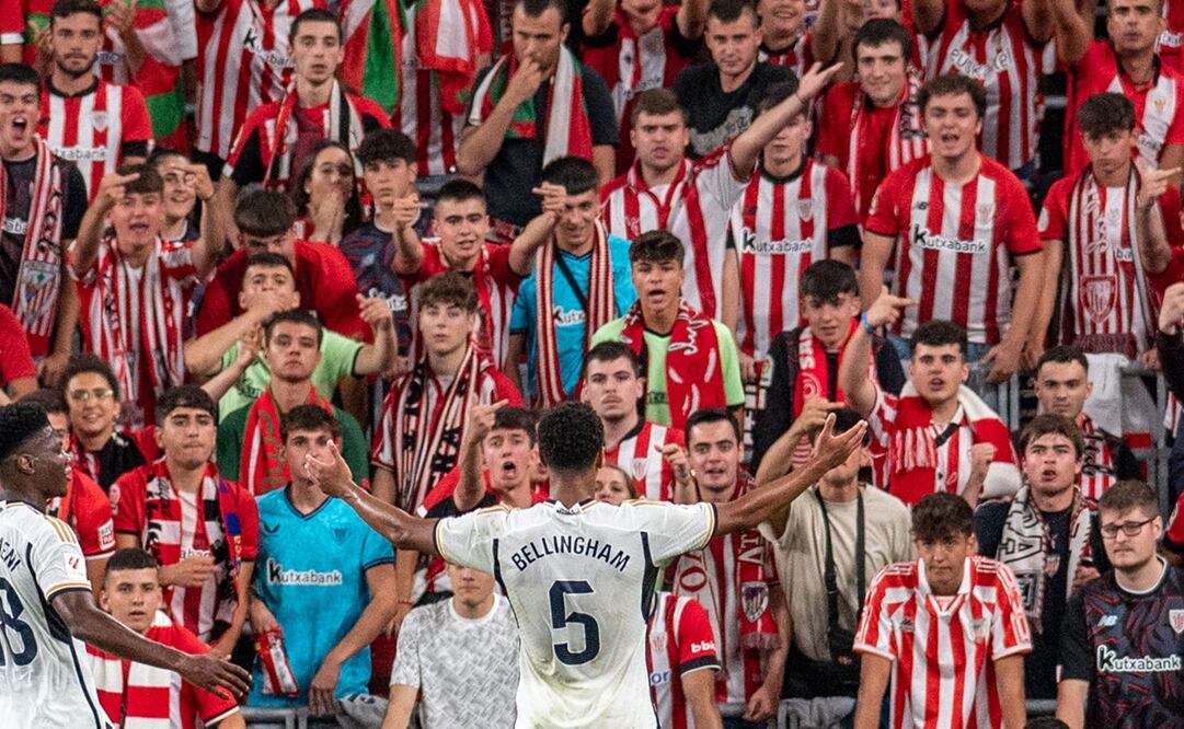 Jude Bellingham convirtió en el primer partido del Real Madrid en Liga / Foto: EFE