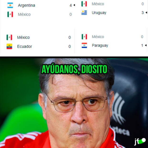 Los mejores memes de la derrota del Tri contra Paraguay