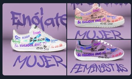 Tunden en redes a Panam por campaña de tenis "feministas"