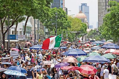 Habrá al menos tres manifestaciones este viernes en la CDMX 