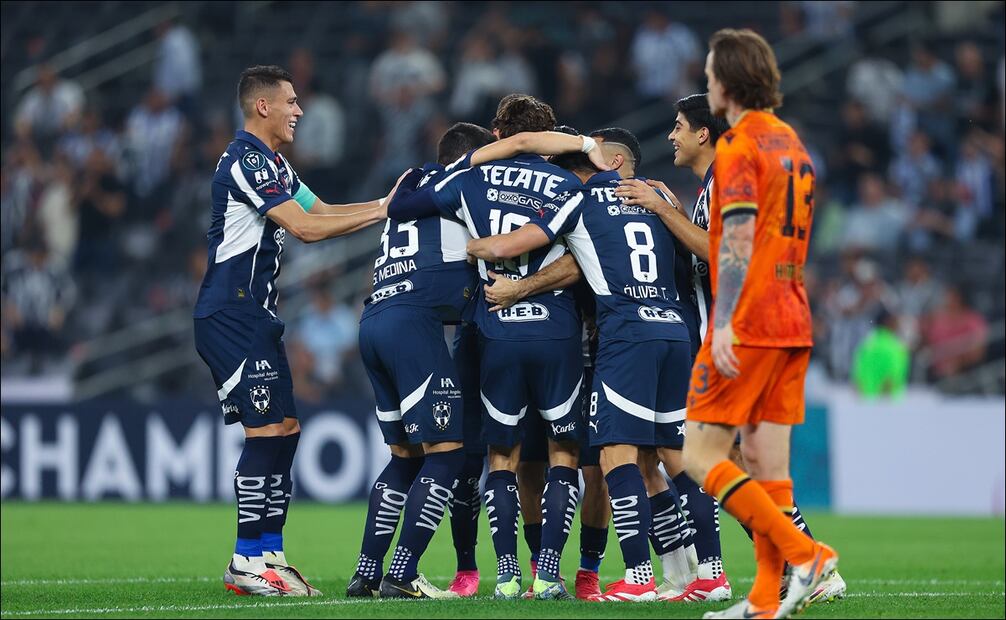 Monterrey festeja el triunfo sobre Forge / Foto: Imago7