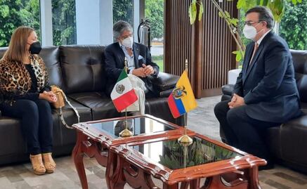 Llega a México Guillermo Lasso Mendoza, presidente de Ecuador