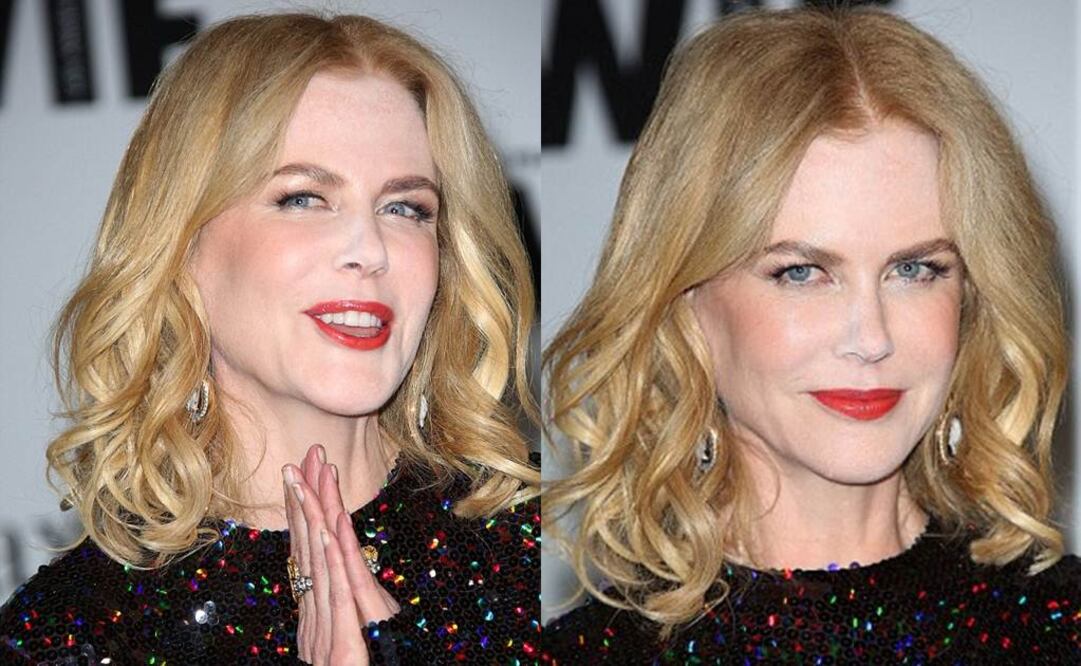 El maquillaje traiciona a Nicole Kidman