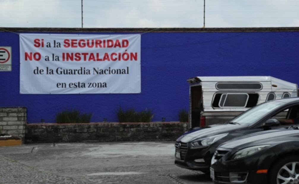 Rechazan instalación de sede de la Guardia Nacional en zona diamante de Metepec