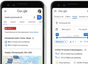 Google te dirá a dónde es mejor viajar en tiempos de Covid-19