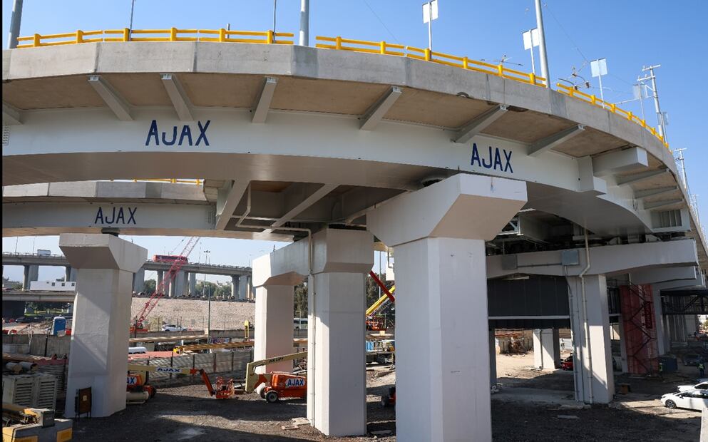 Trolebús Elevado Chalco-Santa Martha. Foto: Luis Camacho/EL UNIVERSAL