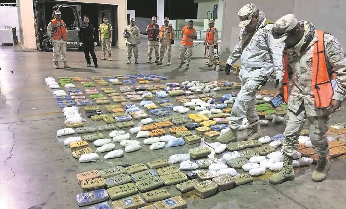 Durante los tres años de la actual administración se ha asegurado una tonelada 555.62 kilogramos de fentanilo, según la Sedena.