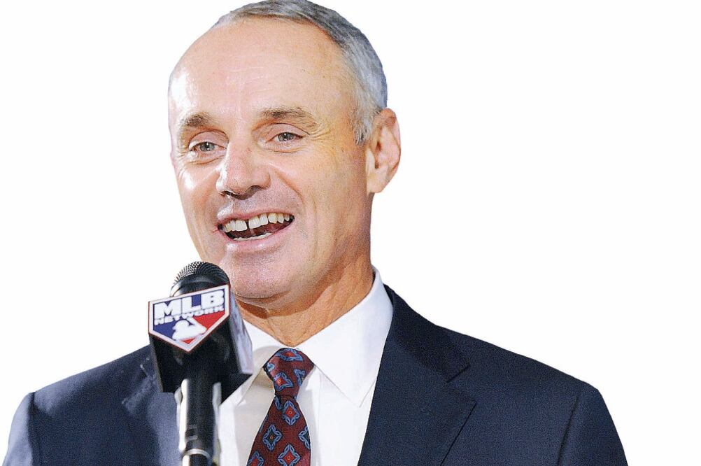 “[México] Es un gran mercado televisivo. Si podemos encontrar el lugar adecuado, es posible apoyar económicamente un equipo en México”, señala el comisionado de Grandes Ligas (ARCHIVO EL UNIVERSAL)