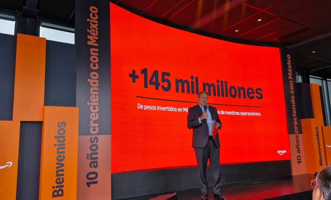 Amazon México informó que por cada peso que invierte en el país se generan 1.10 pesos adicionales en la economía, de acuerdo con su reporte económico. Foto: Antonio Hernández / EL UNIVERSAL