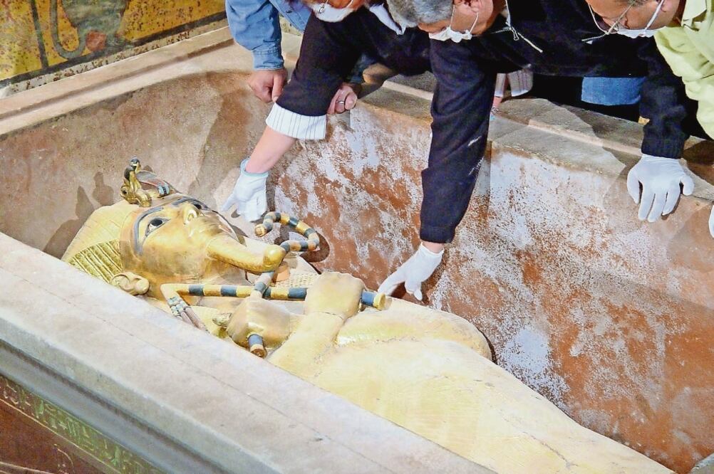 La tumba de Tutankamón sigue siendo objeto de estudios (EFE)