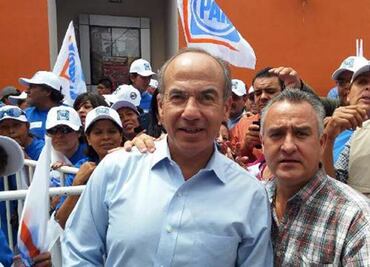 Calderón apoyará campañas del PAN