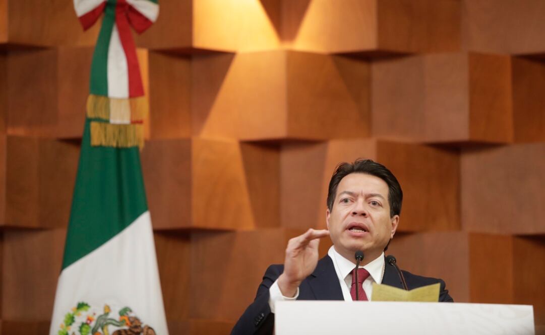 Mario Delgado, presidente de la Jucopo en San Lázaro. Foto: Iván Stephens/EL UNIVERSAL