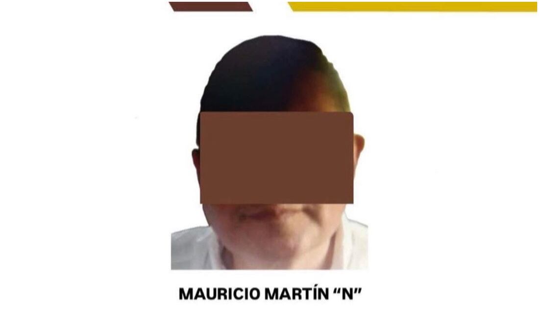 Mauricio Martín “N” fue detenido en marzo del 2017 por elementos ministeriales. Foto: Especial