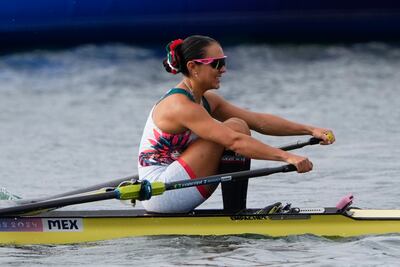 París 2024: La remera mexicana Kenia Lechuga se despide de con un cuarto lugar en la final C