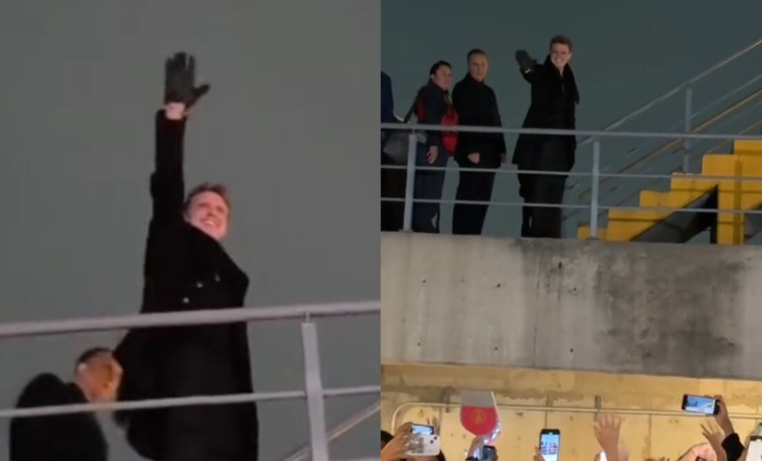 El cantante tuvo un lindo gesto con los fans que lo esperaron al término de su concierto. Foto: Captura de pantalla.