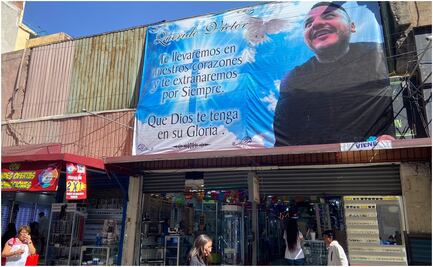 "Querido Víctor, te llevaremos en nuestros corazones": Colocan lona en honor al comerciante que murió durante ataque a Diana Sánchez Barrios 