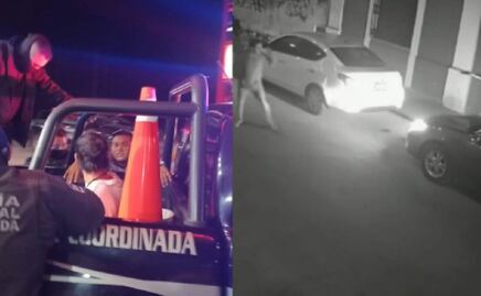 Detienen a turista por amenazar a un hombre con una pistola de aire comprimido en Yucatán