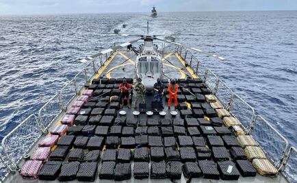 Realizan mega aseguramiento de alrededor de 7.2 toneladas de cocaína, el mayor decomiso durante esta administración