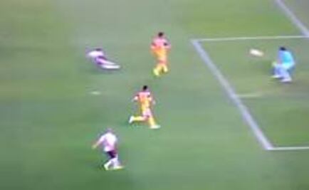 Alario anota el 1-0 de River