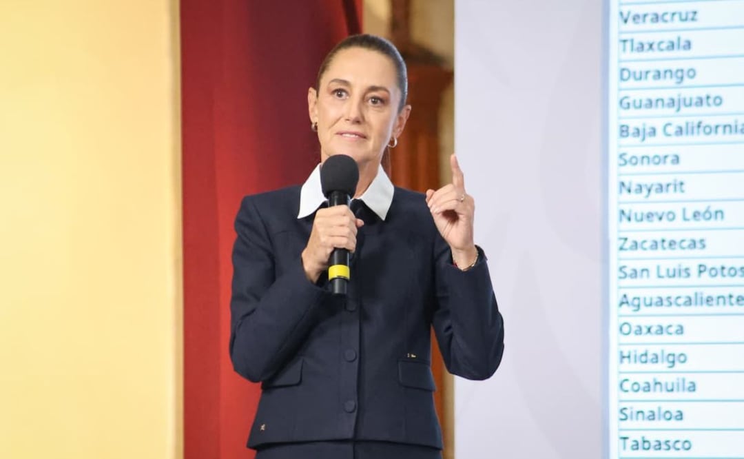 La Presidenta de México, Claudia Sheinbaum Pardo, encabeza la conferencia matutina "las mañaneras del pueblo”. Ciudad de México, 12 de Marzo 2026. Foto: Luis Camacho | El Universal