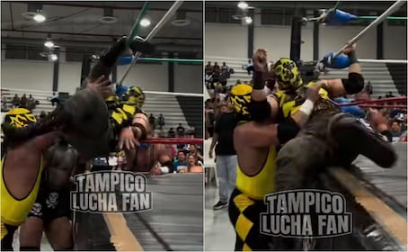 VIDEO: Luchador mexicano se lesiona gravemente en una función independiente
