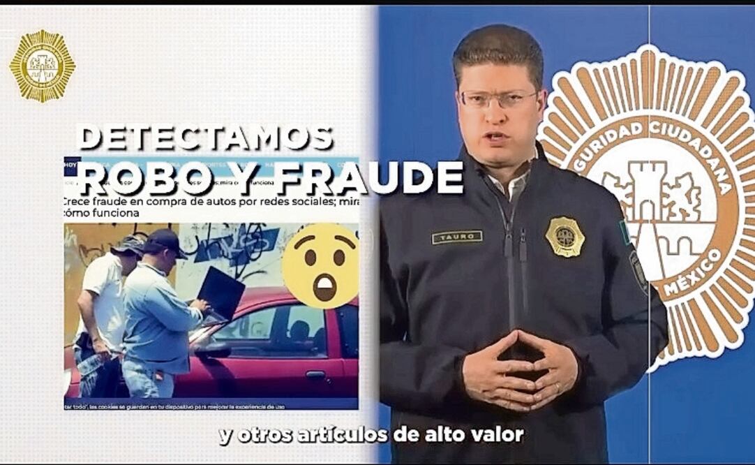 La Policía Cibernética ha dado de baja seis páginas vinculadas con fraudes al momento de comprar un auto, informó Pablo Vázquez. Foto: Especial