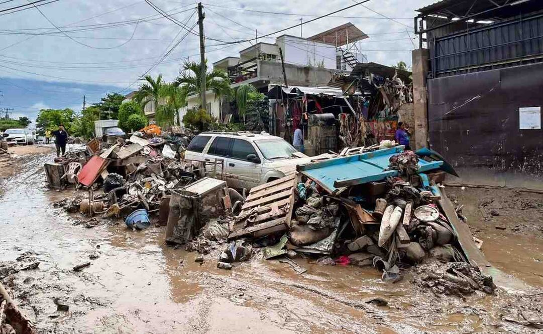 Daños por inundaciones en Veracruz. Foto: Alelhí Salgado / EL UNIVERSAL