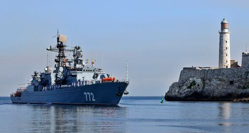 Llegan a Cuba otros 3 barcos rusos, es el segundo contingente que atraca en la isla este año