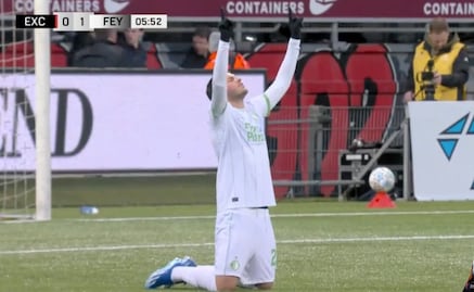 VIDEO: Santiago Giménez rompe racha negativa y marca con el Feyenoord