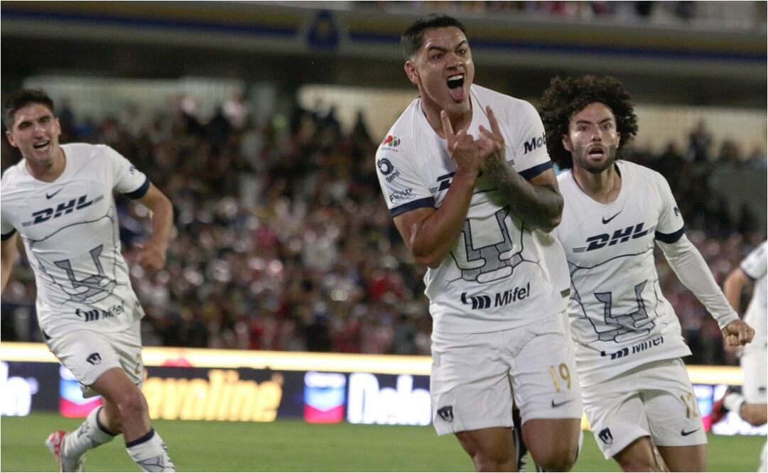 Gabriel Fernández abrió el marcador en CU. FOTO: CARLOS MEJÍA/ EL UNIVERSAL