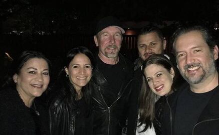 The Edge, guitarrista de U2, cena en restaurante de CDMX