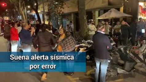 Alerta sísmica. Activación fue por error, admite C5