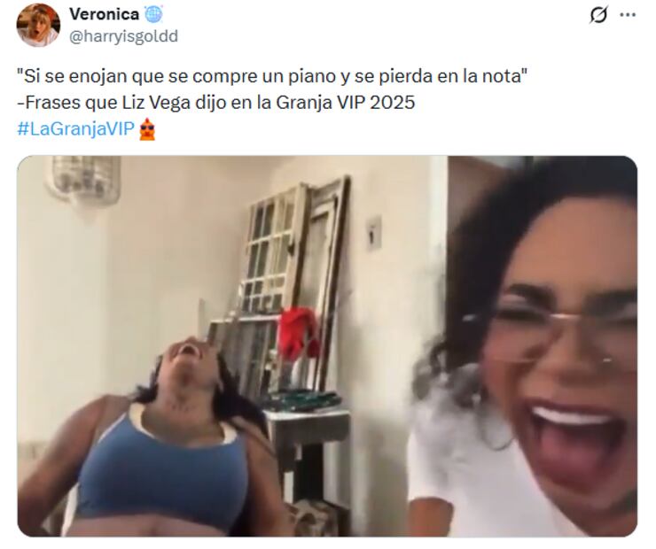 Memes de la séptima noche de eliminación en La Granja VIP. Foto: X