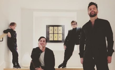 "¿Por qué tenemos dos papás?", le preguntan sus hijos a Ricky Martin