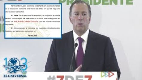 Así ordenó juez a FGR determinar si investigará a José Antonio Meade