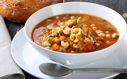 #RECETA Sopa minestrone