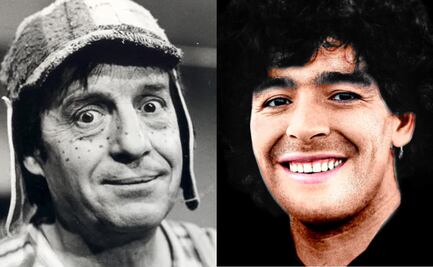 "Usted es mi ídolo, maestro": el día que Maradona se rindió ante "Chespirito"