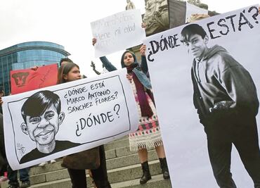 Marco fue víctima de desaparición forzada