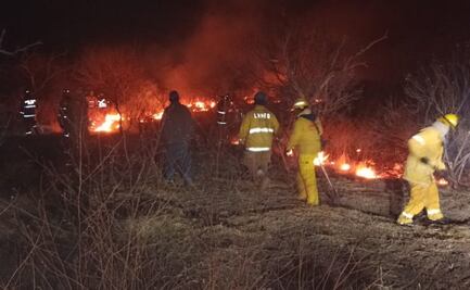 Incendio forestal en Sonora arrasa con mil 600 hectáreas de pastizal; reportan 40% de control