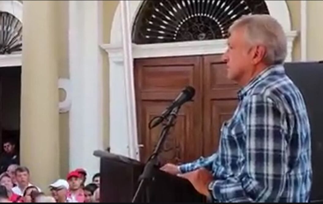 Ante el fallecimiento del Comandante Fidel Castro expresamos nuestra solidaridad con el digno pueblo cubano, dijo López Obrador durante su gira. Foto: Tomada de video