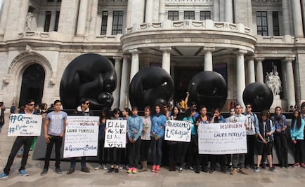 Bailarines de CND protestan en Bellas Artes