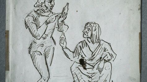 Subastarán ilustración de Paul Cézanne, realizada durante su juventud 