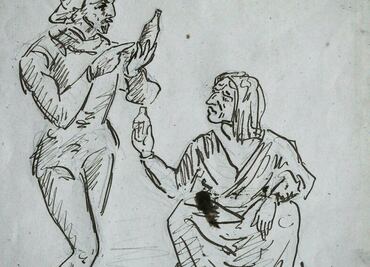 Subastarán ilustración de Paul Cézanne, realizada durante su juventud