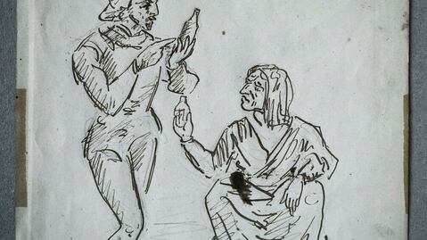 Subastarán ilustración de Paul Cézanne, realizada durante su juventud