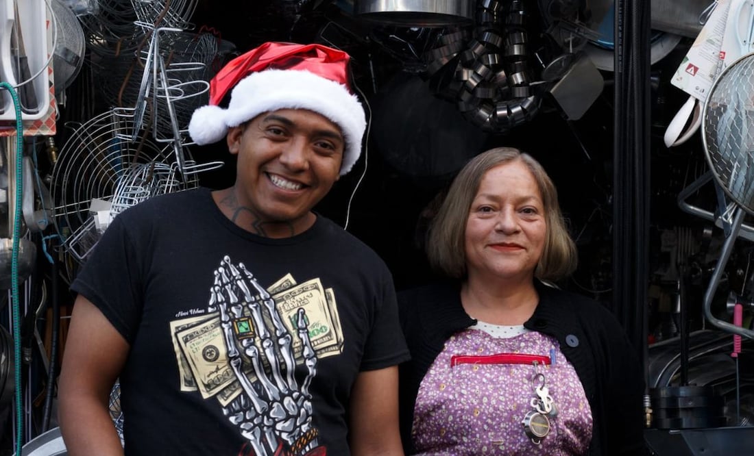 Comerciantes de La Merced. Foto: Brenda Martínez